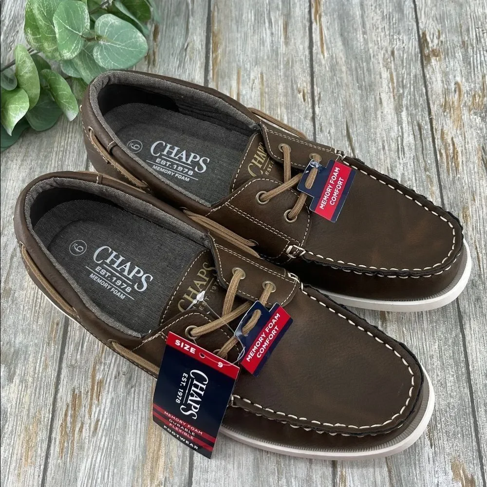Men’s Chaps Benny Boat Shoes Size 9